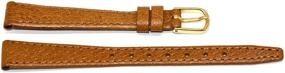 img 1 attached to 🐖 Genuine Pigskin Strap with Brown Stitching for Enhanced Durability