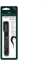 faber-castell india ink pitt artist pen, big brush tip, black: enhance your artistic expression logo