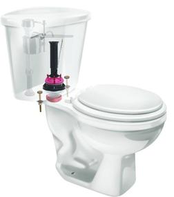 img 2 attached to 🚽 Black Fluidmaster 540AKRP5 3-Inch Complete Toilet Flush Valve Repair Kit with Adjustable Features