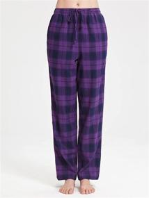 img 1 attached to 🌙 SIORO Womens Flannel Pajamas Set: Cozy 100% Cotton Pj Sets for Optimal Sleepwear & Loungewear Experience
