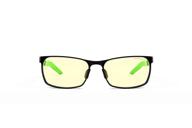 gunnar gaming glasses - block 65% blue light - fps razer edition - onyx with amber tint: enhanced eye protection for gamers logo