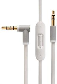 img 4 attached to 🎧 White Replacement Audio Cable for Beats by Dre Headphones Solo/Studio/Pro/Detox/Wireless - High-Quality Headphone Cord Replacement Wire