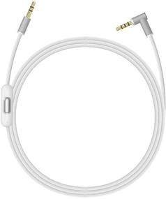 img 3 attached to 🎧 White Replacement Audio Cable for Beats by Dre Headphones Solo/Studio/Pro/Detox/Wireless - High-Quality Headphone Cord Replacement Wire