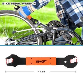 img 3 attached to 🚲 ACETOP Bike Tool Kit with Bicycle Crank Removal Tool, 3 in 1 Bike Cassette Removal Tool, Bottom Bracket Remover, Rotor Lockring Removal Tool, and Bike Pedal Wrench - Efficient Repair Tool for Cyclists