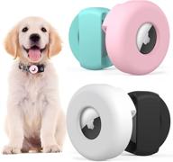 🐶 premium silicone pet collar holder for airtags - 4 pack set logo