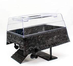 img 4 attached to Enhance Your Reptile Habitat with the Penn-Plax Reptology Turtle Topper and Extension Clips – Ultimate Basking Platform for Standard Size Tanks
