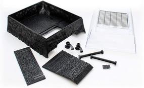 img 3 attached to Enhance Your Reptile Habitat with the Penn-Plax Reptology Turtle Topper and Extension Clips – Ultimate Basking Platform for Standard Size Tanks