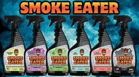 img 1 attached to 🚬 Smoke Eater - Molecular Breakdown of Smoke Odor - Eradicates Cigarette, Cigar, and Marijuana Smoke from Clothing, Vehicles, Homes, and Workplace - 22 oz Travel Spray Bottle (Black Glacier)