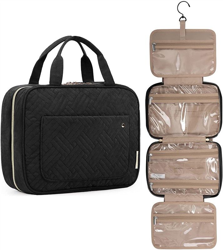 bagsmart water resistant organizer accessories toiletries logo