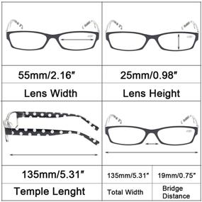 img 3 attached to Reading Glasses Fashion Readers Lightweight