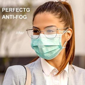 img 3 attached to 🌫️ Long-Lasting Anti-Fog Wipes: Clean & Defog Glasses, Camera Lens, Screens - Reusable Microfiber Cloth