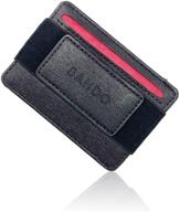 stylish and practical: dash bando slim utility wallet for women's handbag organization logo