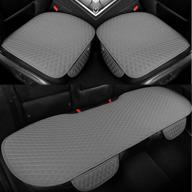 west llama pu leather car seat bottom covers protectors include 1 pair front driver seat pad mat and 1 rear bench cover universal fit 90% vehicles logo