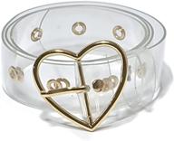 👗 style up with this fashionable transparent clear waist belt for women and girls - perfect for jeans, shorts, and pants! logo