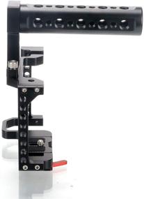 img 2 attached to 📷 Poyinco Camera Cage for Sony A6500 and A6400 Camera Stabilizer with Top Handle and Quick Release Plate - Improved SEO