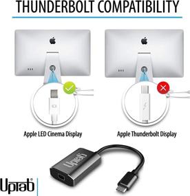 img 2 attached to Адаптер UPTab USB-C к Mini DisplayPort 4K@60Hz (графит), совместим с Type C