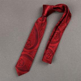 img 1 attached to Epoint Boys' Neckties: Stylishly Coordinated with PS1111 Matching Patterned Husband Accessories