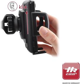 img 1 attached to 🚲 Universal HR Grip Swivel Bike Mount Holder for iPhone 5S/5C/5/4S/4, Samsung Galaxy S5/S4/S3, and more 5" Smartphones and MP3 Players