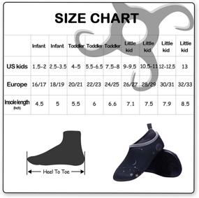 img 1 attached to Kkomforme Beach Non Slip Barefoot Toddler Boys' Shoes ~ Outdoor