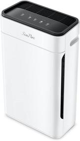 img 3 attached to SimPure HP8 - Large Room & Bedroom & Office Air Purifier, Quiet True HEPA Filter Air Cleaner for Allergies, Pets, Smokers | Eliminates Allergens, Smoke, Odors, Dust, Pet Hair, Dander, Mold