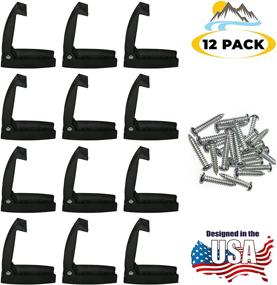 img 4 attached to 🎒 Convenient 12 Pack: Camp'N Baggage Door Catch for RV, Trailer, Camper (Black)