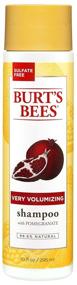 img 3 attached to 🌿 Sulfate-Free Volumizing Hair Care Shampoo by Burt's Bees with Pomegranate Seed Oil - All-Natural, 10 Ounce (Packaging Varies)