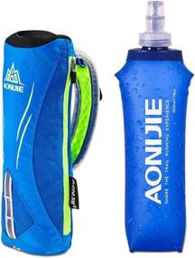 img 3 attached to 🚰 AONIJIE Lovtour Quick Shot Handheld Hydration Pack with 500ml BPA Free Collapsible TPU Water Soft Flask - Optimal for SEO