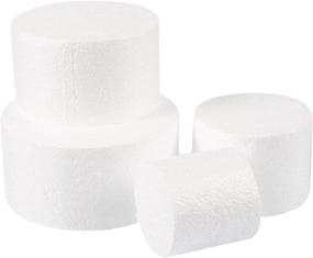 img 1 attached to 🎂 Polystyrene Round Cake Dummy for Competitive Events