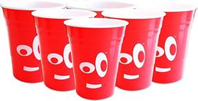 img 4 attached to 🥤 DRINK-A-PALOOZA: 16 oz Hard Plastic Party Cups, 4 Pack - Ultimate Adults Party Supplies