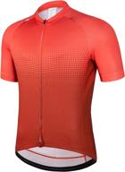 🚴 short sleeve men's cycling jersey - bike shirts tops for biking enthusiasts with convenient pockets and full zipper - high-quality bicycle shirt логотип