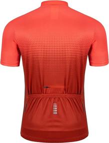 img 3 attached to 🚴 Short Sleeve Men's Cycling Jersey - Bike Shirts Tops for Biking Enthusiasts with Convenient Pockets and Full Zipper - High-Quality Bicycle Shirt