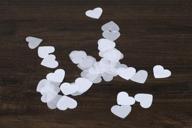 💕 battife белая любовь в форме сердца конфетти - 10 000 штук конфетти из бумажной салфетки для свадебных вечеринок - 200 грамм логотип