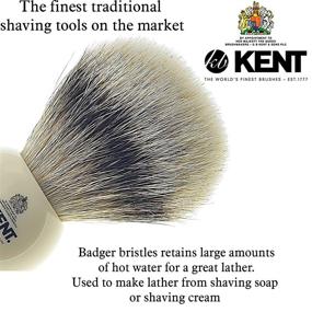 img 1 attached to Small Travel Silver Badger Shaving