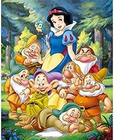 img 1 attached to 🎨 Snow White 5D Diamond Painting Kit for Adults and Kids - Round Full Drill Crystal Rhinestone Embroidery Cross Stitch Arts Craft Canvas, DIY Paint by Numbers Supply for Home Wall Decor (16"x12")