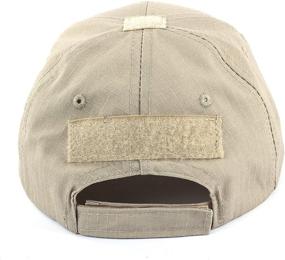 img 1 attached to Tactical Hat for Men with Military Patches - Operator Cap with USA Flag by GES