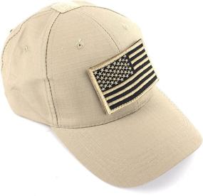 img 3 attached to Tactical Hat for Men with Military Patches - Operator Cap with USA Flag by GES