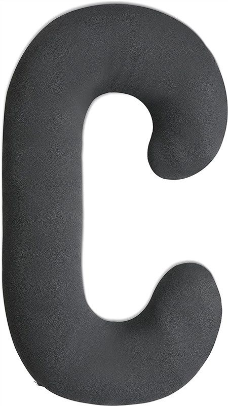 cosmoplus shaped full body pillow case cover stretchy cool breathable jersey fabric provides sleep pregnancy support 로고