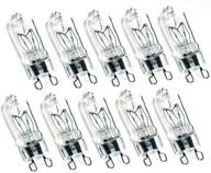 g9 25w halogen bulb t4 – clear, warm white 2700k – bi-pin base – 120v – 10 pack logo