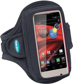 img 3 attached to 🏃 Sweat-Resistant Armband for Running & Working Out - Compatible with iPhone SE (1st Generation 2016) & OtterBox/X-Large Cases