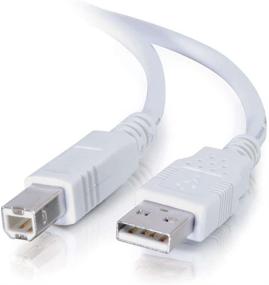 img 3 attached to 🔌 Cables To Go 13401 USB 2.0 A Male to B Male Cable, White (15 Feet) - High Quality Data Transfer & Connectivity Solution