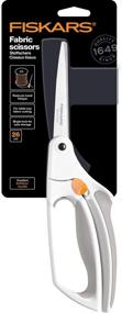 img 3 attached to Fiskars Softgrip All-Purpose Scissors: Easy Action, 26 cm Length, Stainless Steel Blade/Plastic Handles - White, 1059564