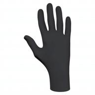 highly protective showa 7700pft-l black nitrile gloves - available in 1 box logo