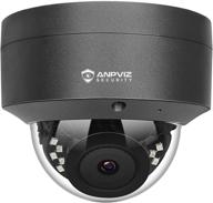 📷 anpviz 5mp h.265 ir dome ip camera poe with microphone - enhanced security solution logo