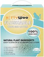 🐾 kittywoo tofu cat litter - natural, flushable, easy clumping, low tracking, dust-free & ultra odor control logo