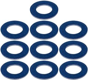 img 4 attached to 🔩 Pack of 10 Prime Ave Aluminum Oil Drain Plug Washer Gaskets 12mm, Compatible With Toyota Lexus Scion, Part# 90430-12031