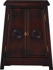 img 3 attached to Elegant and Timeless: Oriental Furniture Rosewood Long Life Cabinet for a Sophisticated Home