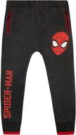 marvel boys spiderman sweatpants size logo