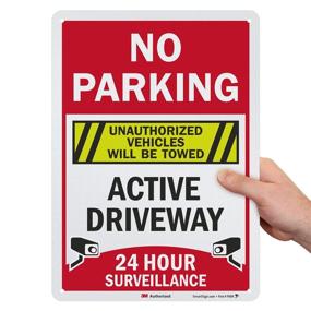 img 4 attached to 🚫 SmartSign Unauthorized Reflective Parking Surveillance System