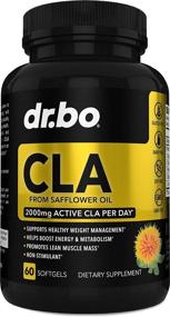img 4 attached to 🌼 Safflower Oil Supplement - Pure CLA Safflower Oil for Weight Management, Lean Muscle & Workout - 2000mg Non-Stimulant Diet Pills - Conjugated Linoleic Acid Supplements for Men & Women - 60 Softgels