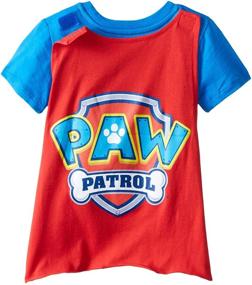 img 1 attached to 🐾 Paw Patrol Boys' Toddler Small But Tough Cape T-Shirt: A Fun and Resilient Apparel for Little Heroes!